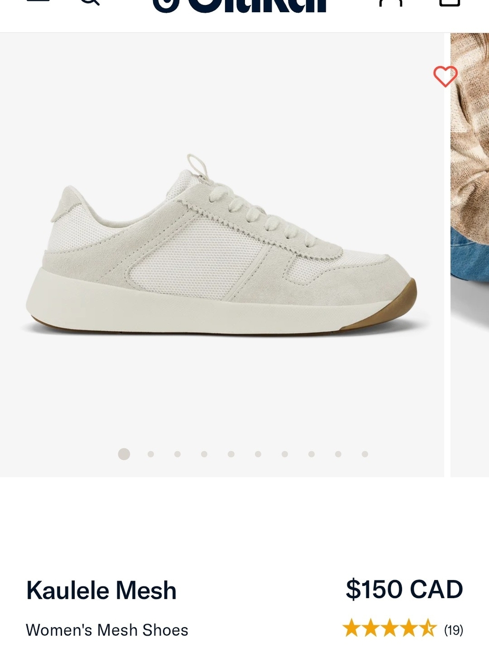 OluKai Kaulele Mesh Espadrilles in Off-White and Tan